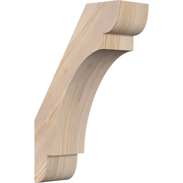 Ekena Millwork 5 1/2"W x 14"D x 22"H Olympic Smooth Knee Brace, Douglas Fir BRC06X14X22OLY00SDF - main